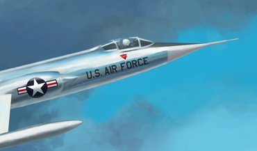 F-104 Starfighter Painting